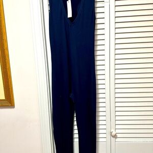 Capelli USA exercise jumpsuit navy large new